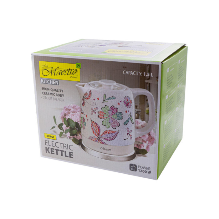 Електрочайник Maestro - MR-068-Flowers (MR-068-FLOWERS)