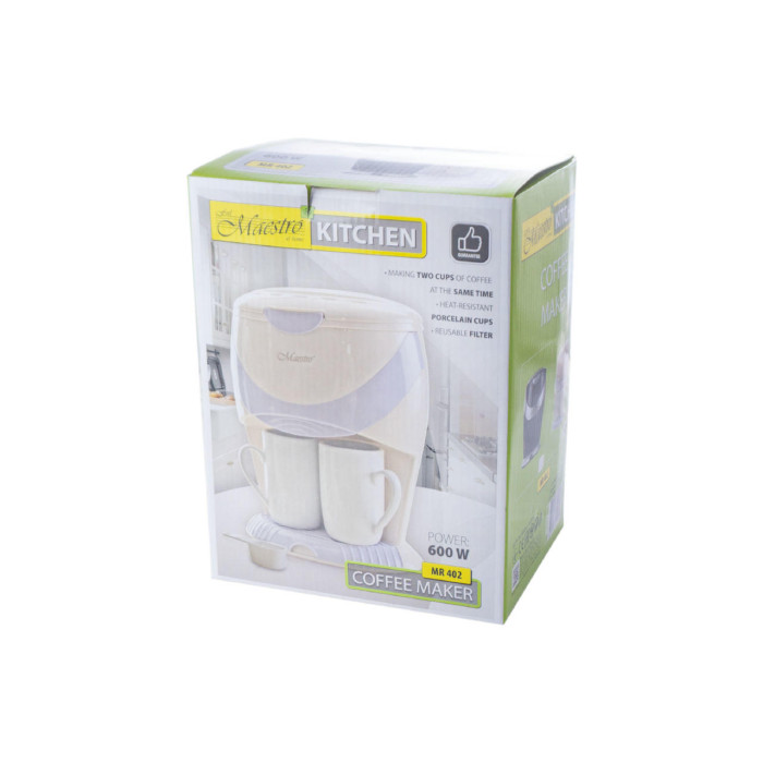 Кавоварка Maestro MR-402-White (MR-402-WHITE)