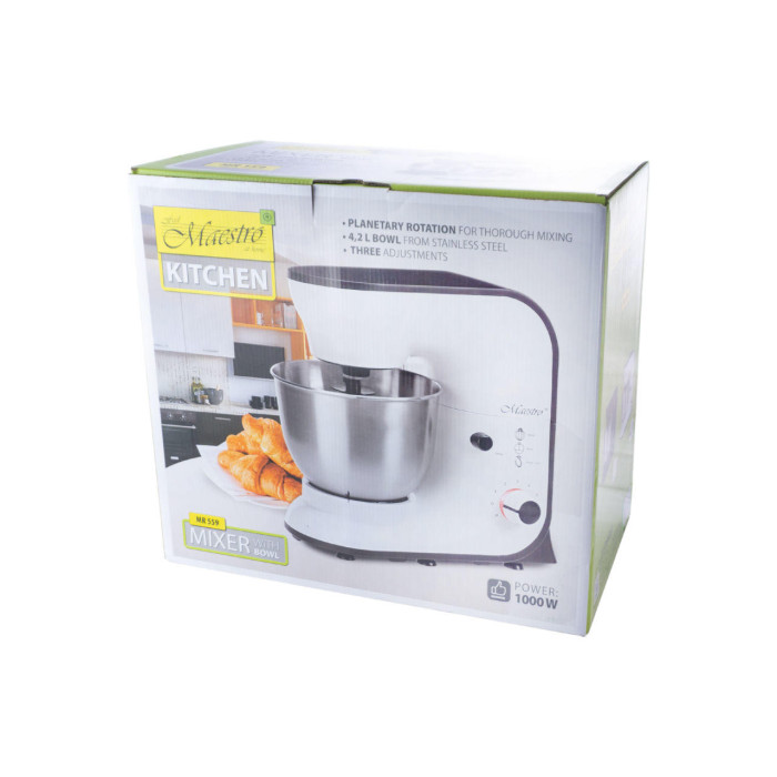 Міксер планетарний Maestro MR-559-White (MR-559-WHITE)