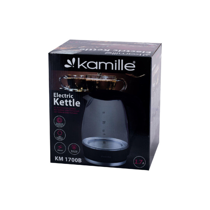 Електрочайник Kamille KM-1700B (1700B)