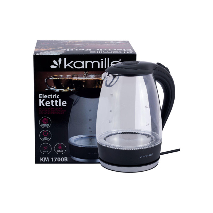 Електрочайник Kamille KM-1700B (1700B)