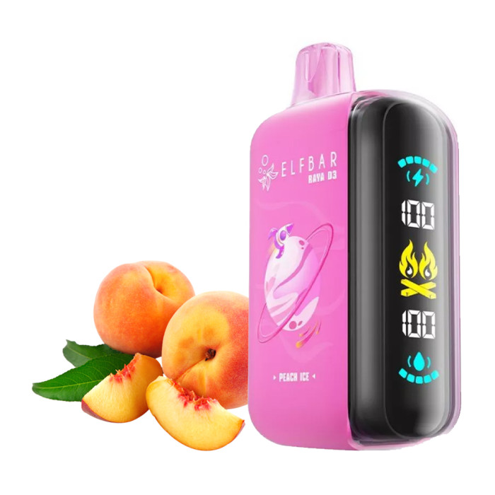 Elf Bar Raya D3 25000 Духмяний Персик Лiд