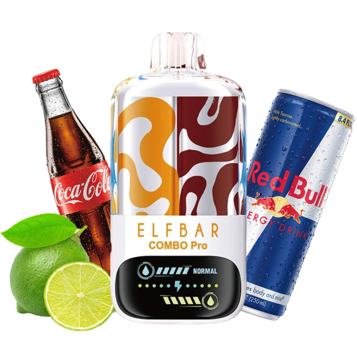 Elf Bar Combo Pro 30000 Енергетик + Лайм Кола 5%