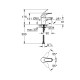 Змішувач для раковини Grohe Euroeco S-Size 32734000 Змішувач для раковини Grohe Euroeco S-Size 32734000