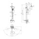 Набор 3 в 1 душова система Kroner Armada-W063 + змішувач Armada-W010 + змішувач Bidet-C082