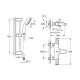 Змішувач для ванни Grohe Grohtherm 800 34567000 з душовим гарнітуром 27853001 (34567001) Змішувач для ванни Grohe Grohtherm 800 34567000 з душовим гарнітуром 27853001 (34567001)