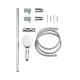 Змішувач для ванни Grohe Grohtherm 800 34567000 з душовим гарнітуром 27853001 (34567001) Змішувач для ванни Grohe Grohtherm 800 34567000 з душовим гарнітуром 27853001 (34567001)